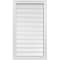 Ekena Millwork Vertical Surface Mount PVC Gable Vent: Functional, w/ 2"W x 2"P Brickmould Sill Frame, 22"W x 38"H GVPVE22X3803SF - alternate 1